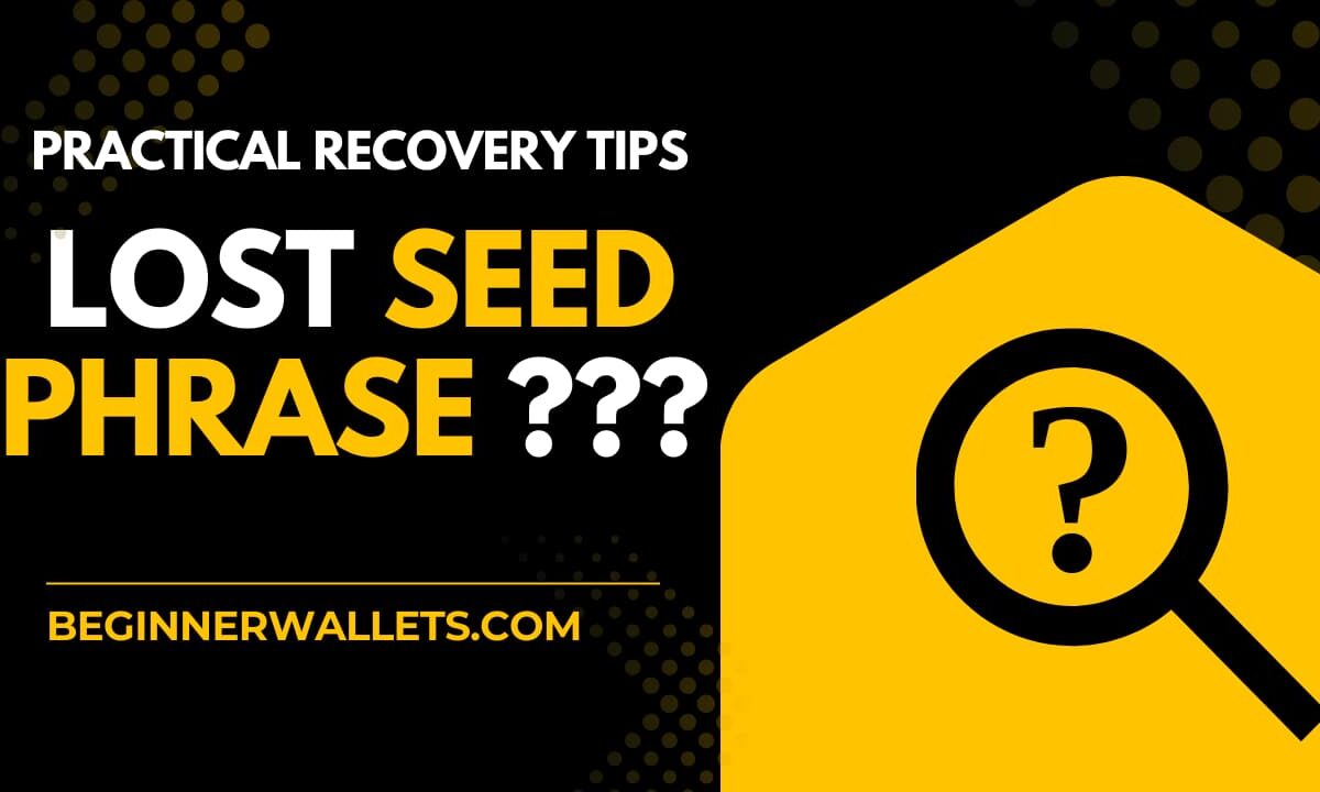 Practical recovery tips for lost seed phrase