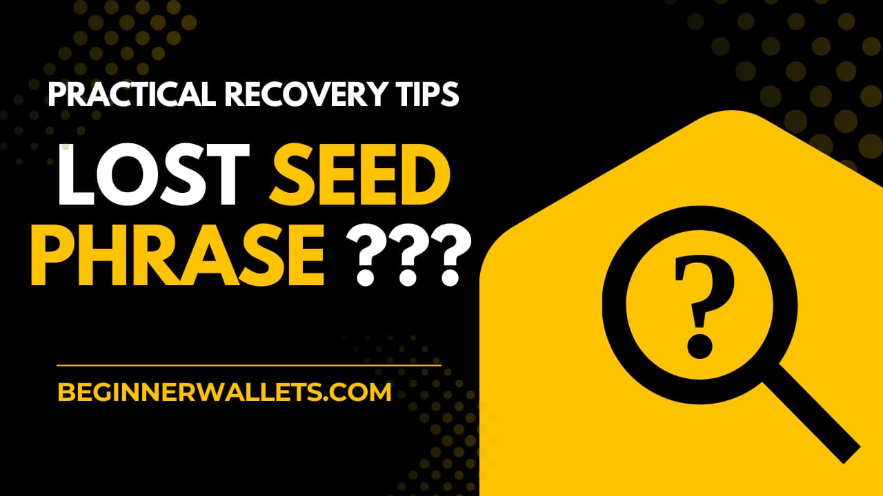 Practical recovery tips for lost seed phrase
